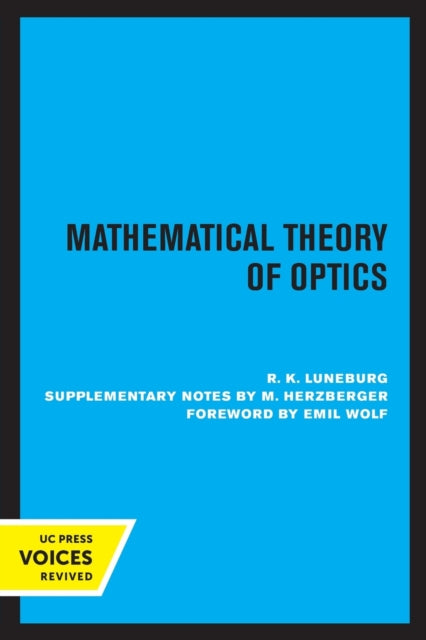 Mathematical Theory of Optics