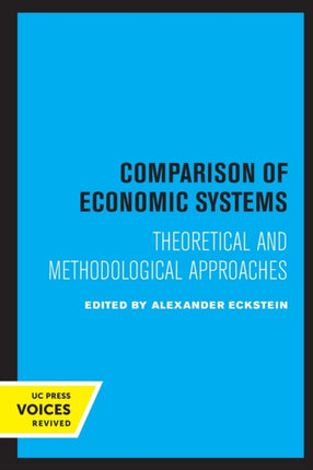 Comparison of Economic Systems: Theoretical and Methodological Approaches