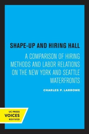 ShapeUp and Hiring Hall