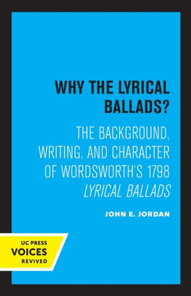 Why the Lyrical Ballads