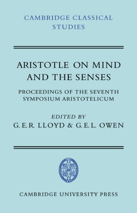 Aristotle on Mind and the Senses