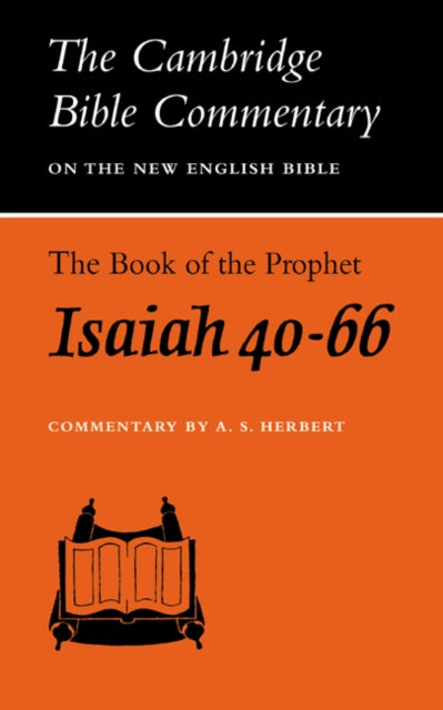 CBC Book of Prohet Isaiah 4066 Cambridge Bible Commentaries on the Old Testament