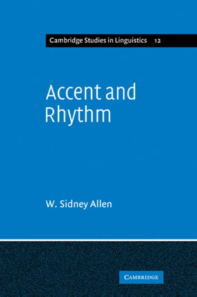 Accent and Rhythm Prosodic Features of Latin and