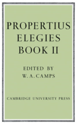 Propertius Elegies Book II