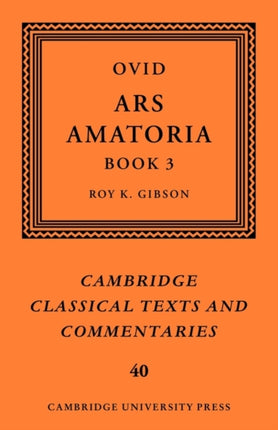 Ovid Ars Amatoria Book III