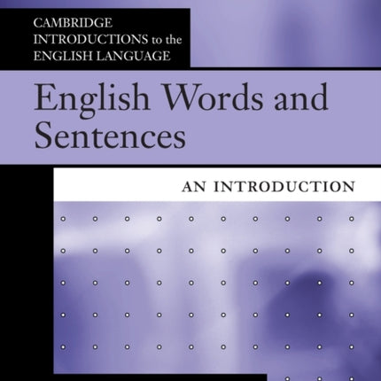 English Words  Sentences Cambridge Introduction