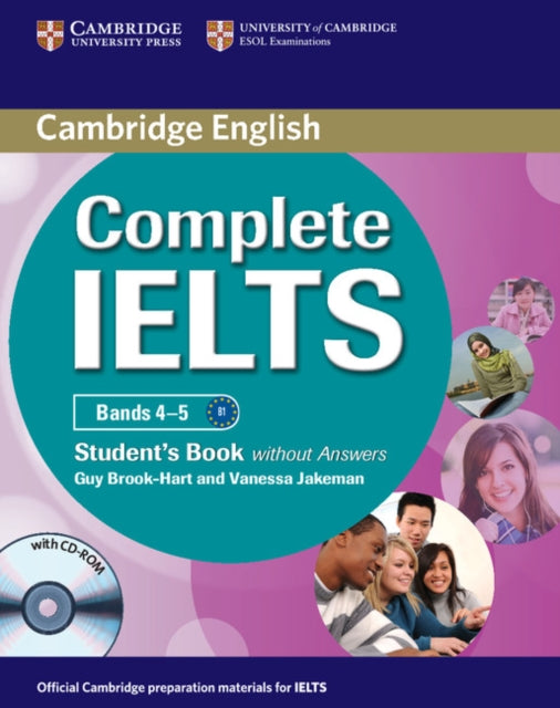 Complete IELTS Bands 4â5 Students Book without Answers with CDROM