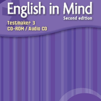 English in Mind Level 3 Testmaker CDROM and Audio