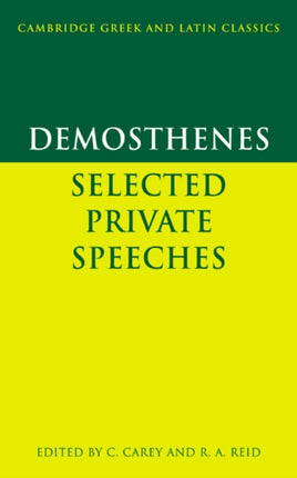 DEMOSTHENES SELECTED PRIVATE SPEECHES PB