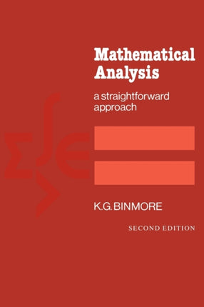 Mathematical Analysis