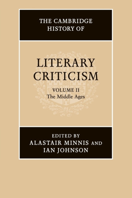 The Cambridge History of Literary Criticism