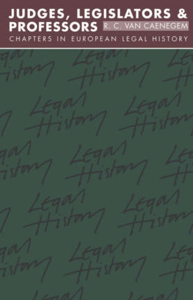 Judges Legislators and Professors