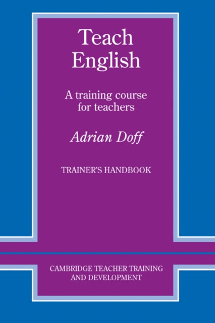 Teach English Trainers handbook