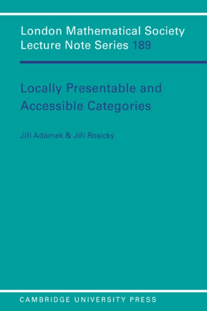 LMS 189 Locally Presentable London Mathematical