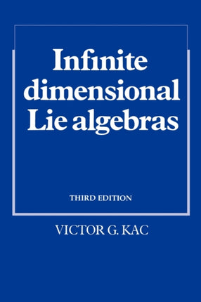InfiniteDimensional Lie Algebras
