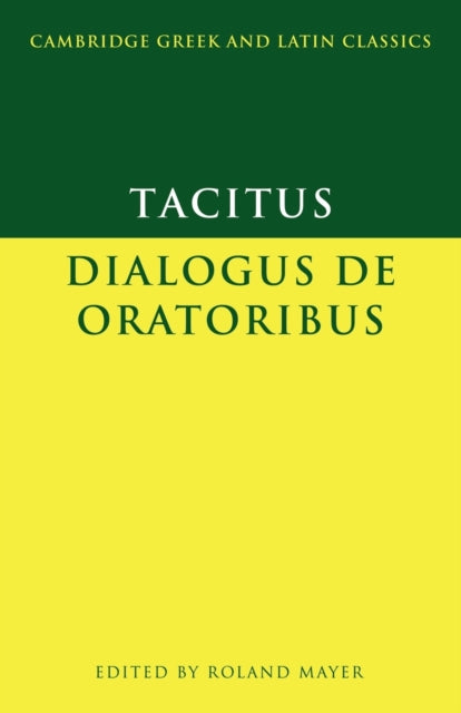 Tacitus Dialogus de oratoribus