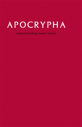 KJV Apocrypha Text Edition KJ530A