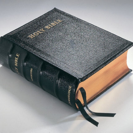 KJV Lectern Bible with Apocrypha Black Goatskin Leather over Boards KJ986XAB Authorized King James Version Lectern Bible with Apocrypha