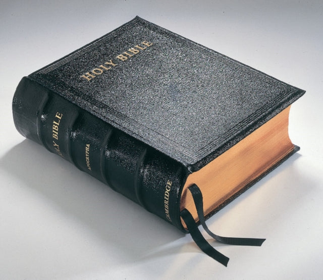 KJV Lectern Bible with Apocrypha Black Goatskin Leather over Boards KJ986XAB Authorized King James Version Lectern Bible with Apocrypha