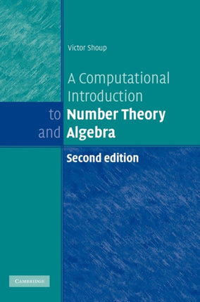 A Computational Introduction to Number Theory and Algebra World Trade Organization