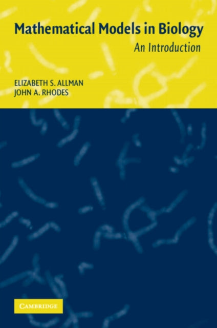 Mathematical Models in Biology An Introduction