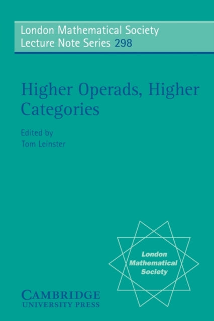 Higher Operads Higher Categories 298 London