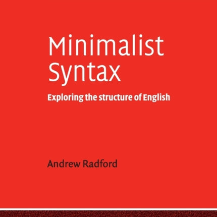 Minimalist Syntax