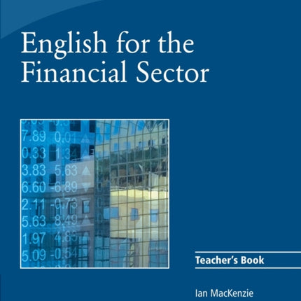 English for the Financial Sector Teachers Book