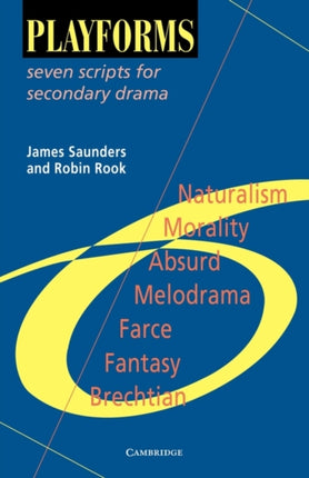 Playforms Seven Scripts for Secondary Drama