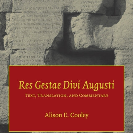 Res Gestae Divi Augusti Text Translation and