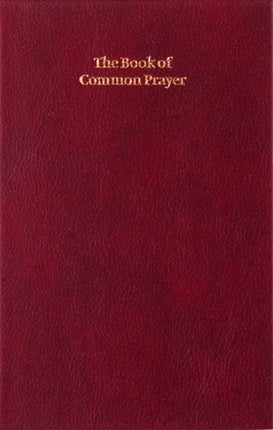 Book of Common Prayer Enlarged Edition Burgundy