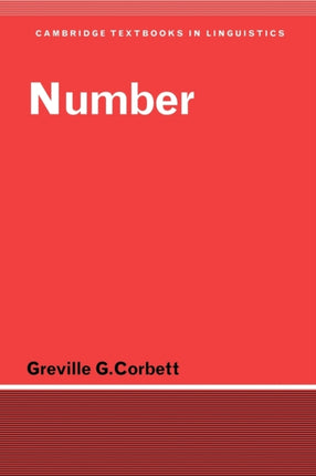 Number Cambridge Textbooks in Linguistics