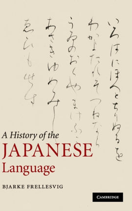 A History of the Japanese Language