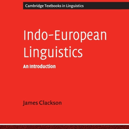 IndoEuropean Linguistics An Introduction