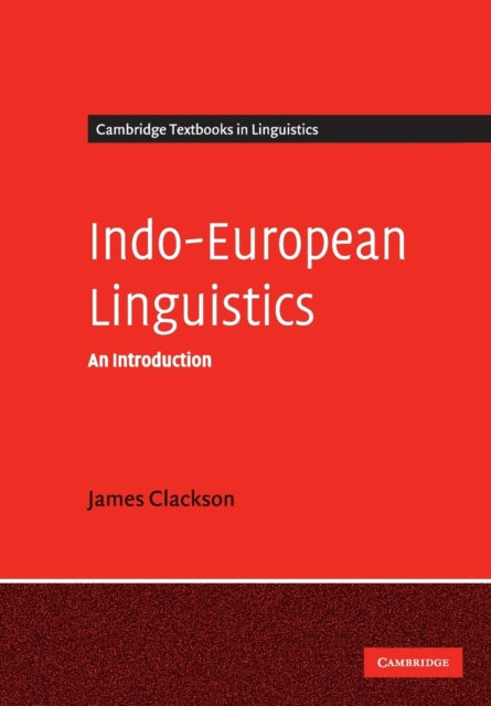 IndoEuropean Linguistics An Introduction