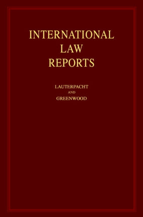 International Law Reports
