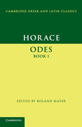 Horace Odes Book I