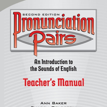 Pronunciation Pairs Teachers Book