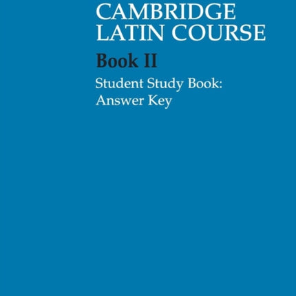 Cambridge Latin Course 2 Student Study Book