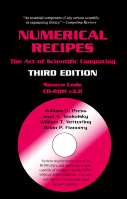 Numerical Recipes Source Code CD-ROM 3rd Edition: The Art of Scientific Computing