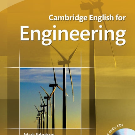 Cambridge English for Engineering Students Book with Audio CDs 2