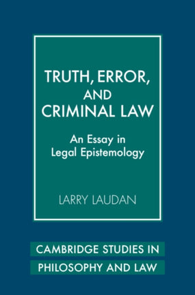 Truth Error and Criminal Law