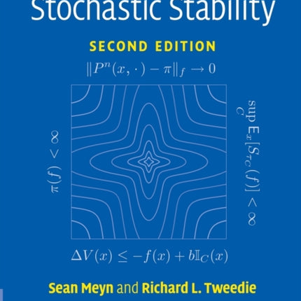 Markov Chains and Stochastic Stability Cambridge Mathematical Library