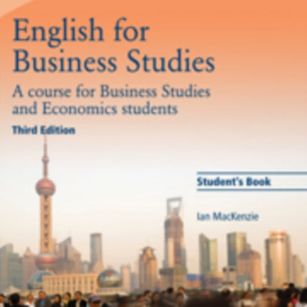 English for Business Studies Student's Book: A Course for Business Studies and Economics Students