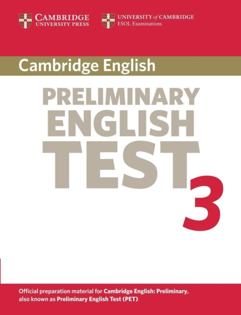 Cambridge Preliminary English Test 3 Students