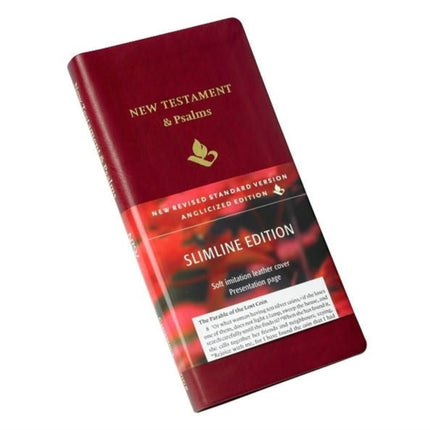 NRSV New Testament and Psalms Burgundy Imitation