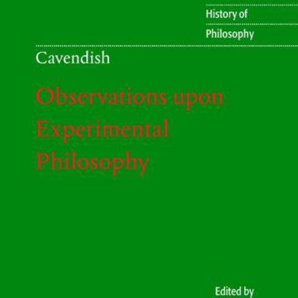 Margaret Cavendish Observations Upon Experimental