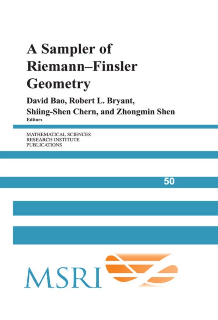 A Sampler of RiemannFinsler Geometry