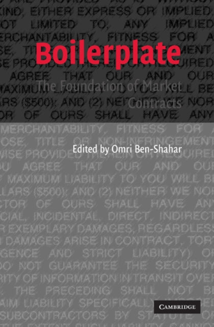Boilerplate The Foundation of Market Contracts