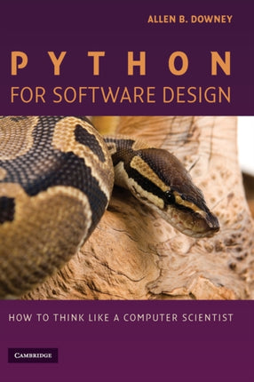 Python for Software Design How to Think Like a Computer Scientist